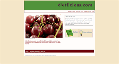 Desktop Screenshot of dietlicious.com